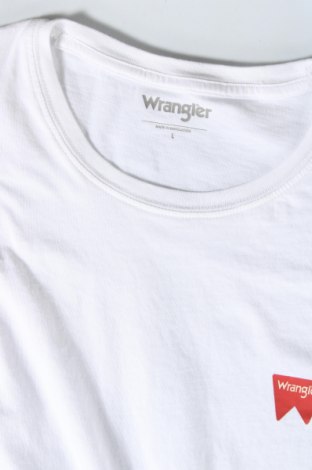 Ανδρική μπλούζα Wrangler, Μέγεθος L, Χρώμα Λευκό, Τιμή 21,56 €