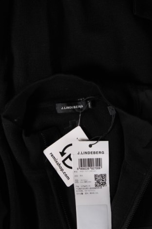 Jachetă tricotată de bărbați J.Lindeberg, Mărime L, Culoare Negru, Preț 314,15 Lei