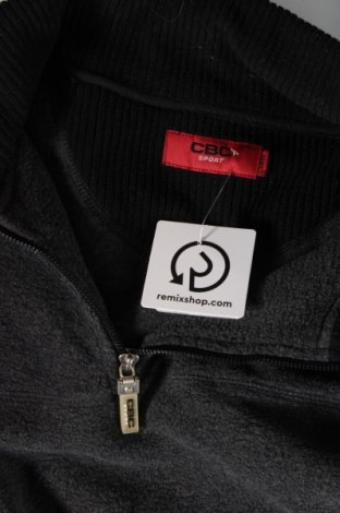 Ανδρική μπλούζα fleece Cbc, Μέγεθος L, Χρώμα Γκρί, Τιμή 5,95 €