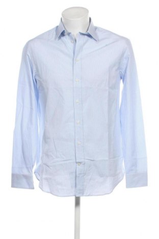 Мъжка риза Armani Collezioni, Размер L, Цвят Син, Цена 129,35 лв.