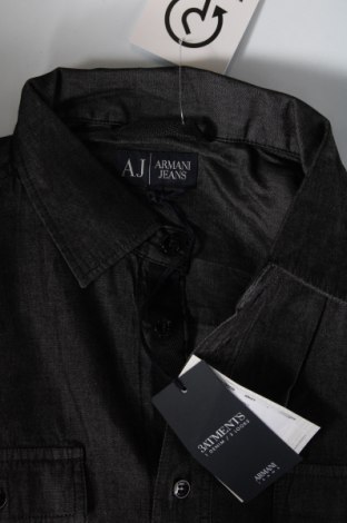 Мъжка риза Armani Jeans, Размер L, Цвят Сив, Цена 119,40 лв.