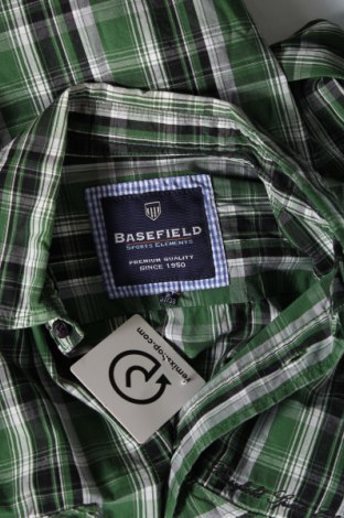 Ανδρικό πουκάμισο Basefield, Μέγεθος S, Χρώμα Πράσινο, Τιμή 3,42 €