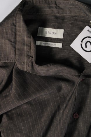 Herrenhemd Bison, Größe L, Farbe Grau, Preis 4,01 €