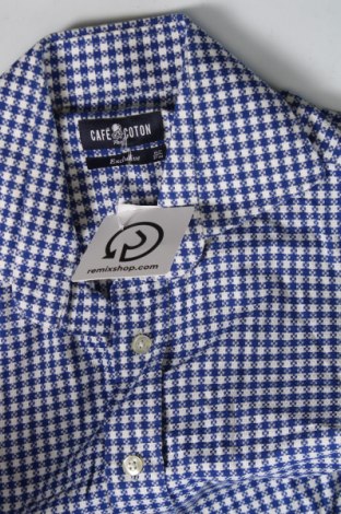 Ανδρικό πουκάμισο Cafe Coton, Μέγεθος S, Χρώμα Πολύχρωμο, Τιμή 2,52 €