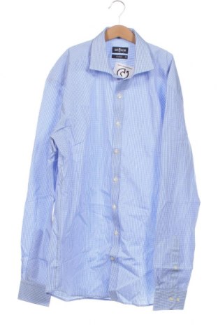 Ανδρικό πουκάμισο Cafe Coton, Μέγεθος M, Χρώμα Μπλέ, Τιμή 5,57 €