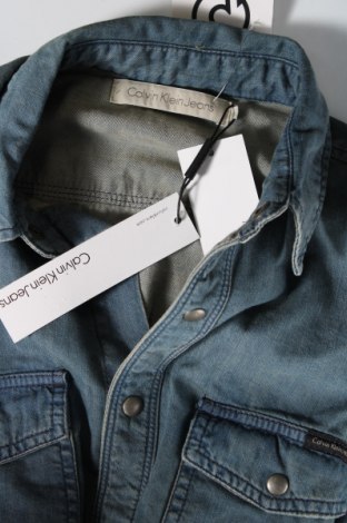 Męska koszula Calvin Klein Jeans, Rozmiar M, Kolor Niebieski, Cena 474,45 zł