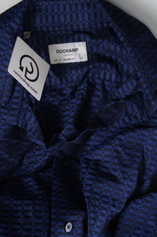 Ανδρικό πουκάμισο Duchamp, Μέγεθος S, Χρώμα Μπλέ, Τιμή 2,89 €