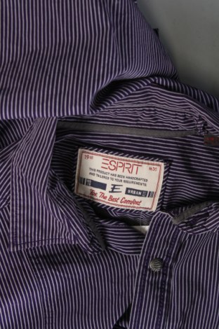 Ανδρικό πουκάμισο Esprit, Μέγεθος S, Χρώμα Βιολετί, Τιμή 2,21 €
