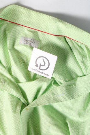 Ανδρικό πουκάμισο Eton, Μέγεθος XL, Χρώμα Πράσινο, Τιμή 33,40 €