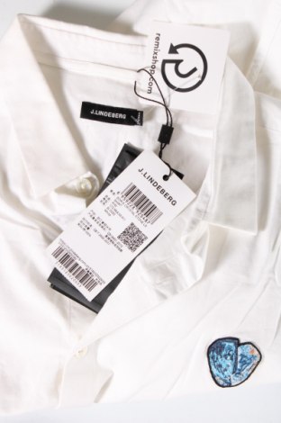Ανδρικό πουκάμισο J.Lindeberg, Μέγεθος M, Χρώμα Λευκό, Τιμή 77,32 €