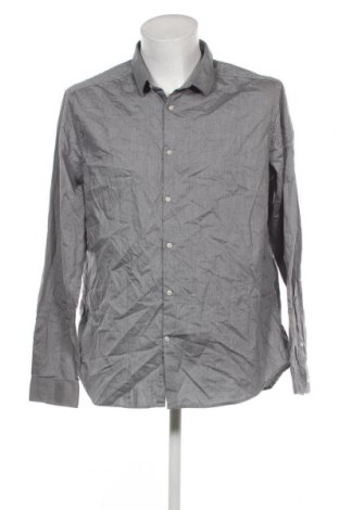 Ανδρικό πουκάμισο Kiabi, Μέγεθος XXL, Χρώμα Γκρί, Τιμή 4,31 €