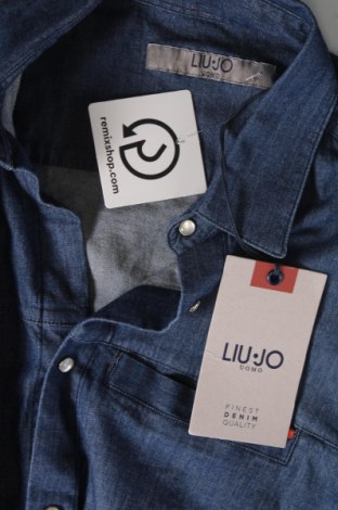 Ανδρικό πουκάμισο Liu Jo, Μέγεθος S, Χρώμα Μπλέ, Τιμή 15,42 €