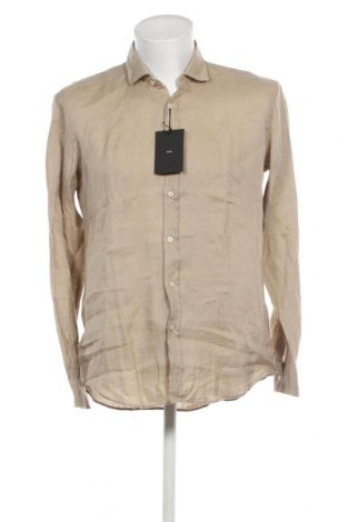 Мъжка риза Liu Jo, Размер L, Цвят Бежов, Цена 64,50 лв.