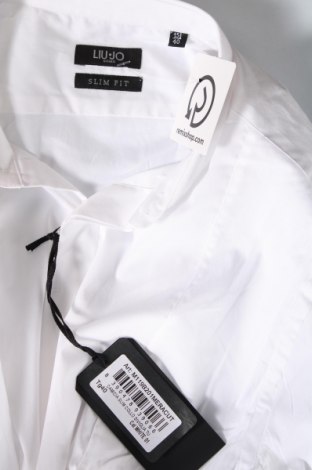 Ανδρικό πουκάμισο Liu Jo, Μέγεθος M, Χρώμα Λευκό, Τιμή 77,32 €