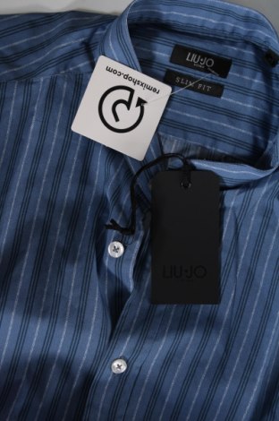 Ανδρικό πουκάμισο Liu Jo, Μέγεθος L, Χρώμα Μπλέ, Τιμή 77,32 €