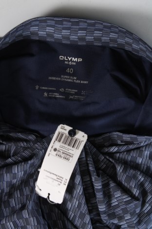 Мъжка риза Olymp, Размер M, Цвят Син, Цена 117,00 лв.