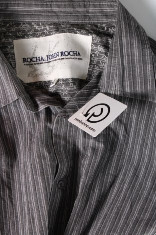 Мъжка риза Rocha.John Rocha, Размер XL, Цвят Сив, Цена 11,70 лв.