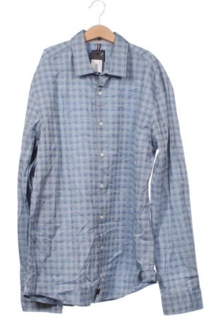 Ανδρικό πουκάμισο Strellson, Μέγεθος M, Χρώμα Μπλέ, Τιμή 33,17 €