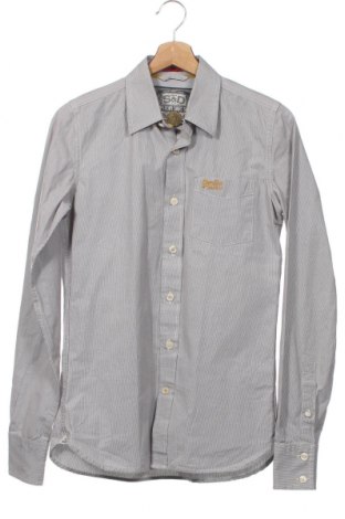 Ανδρικό πουκάμισο Superdry, Μέγεθος S, Χρώμα Γκρί, Τιμή 6,93 €
