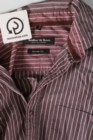 Мъжка риза Tailor & Son, Размер M, Цвят Многоцветен, Цена 5,22 лв.