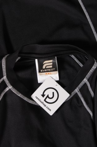 Ανδρική αθλητική μπλούζα Everest, Μέγεθος XXL, Χρώμα Μαύρο, Τιμή 7,12 €