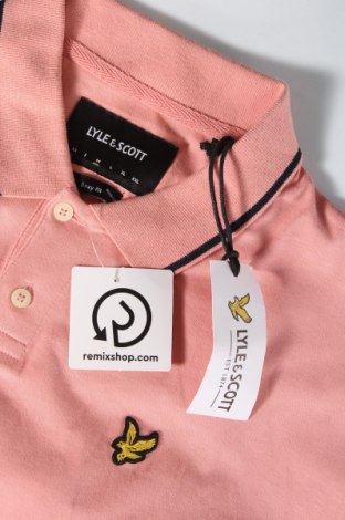 Ανδρικό t-shirt Lyle & Scott, Μέγεθος M, Χρώμα Ρόζ , Τιμή 26,80 €