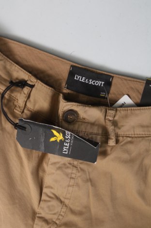 Мъжки къс панталон Lyle & Scott, Размер S, Цвят Бежов, Цена 14,79 лв.