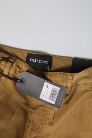 Ανδρικό κοντό παντελόνι Lyle & Scott, Μέγεθος S, Χρώμα  Μπέζ, Τιμή 9,42 €