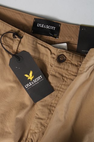 Мъжки къс панталон Lyle & Scott, Размер S, Цвят Бежов, Цена 19,14 лв.