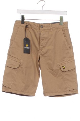 Pantaloni scurți de bărbați Lyle & Scott, Mărime S, Culoare Bej, Preț 68,68 Lei