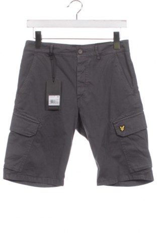 Мъжки къс панталон Lyle & Scott, Размер S, Цвят Сив, Цена 21,75 лв.