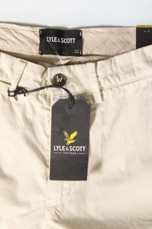 Pantaloni scurți de bărbați Lyle & Scott, Mărime XS, Culoare Bej, Preț 57,24 Lei