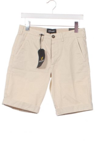 Pantaloni scurți de bărbați Lyle & Scott, Mărime XS, Culoare Bej, Preț 51,51 Lei