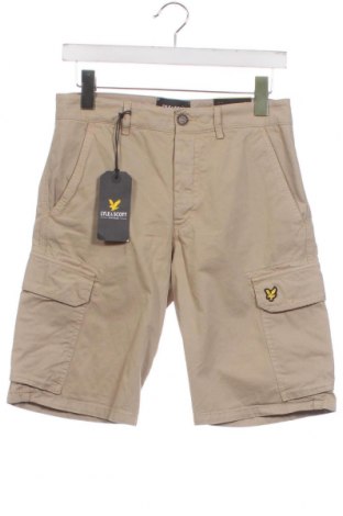 Мъжки къс панталон Lyle & Scott, Размер S, Цвят Бежов, Цена 17,40 лв.