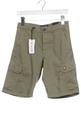 Мъжки къс панталон Lyle & Scott, Размер S, Цвят Зелен, Цена 26,97 лв.