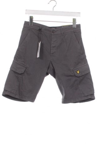 Мъжки къс панталон Lyle & Scott, Размер S, Цвят Сив, Цена 21,75 лв.