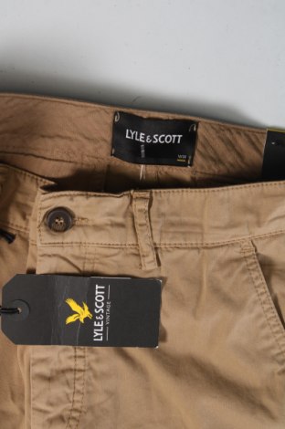 Мъжки къс панталон Lyle & Scott, Размер S, Цвят Бежов, Цена 26,97 лв.