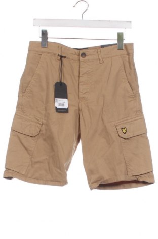 Мъжки къс панталон Lyle & Scott, Размер S, Цвят Бежов, Цена 23,49 лв.