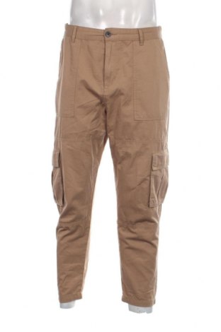 Pantaloni de bărbați Bershka, Mărime M, Culoare Maro, Preț 80,00 Lei