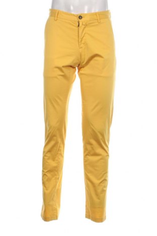 Pantaloni de bărbați Faconnable, Mărime M, Culoare Galben, Preț 215,53 Lei