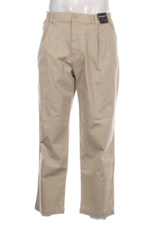 Мъжки панталон Pull&Bear, Размер M, Цвят Бежов, Цена 18,40 лв.