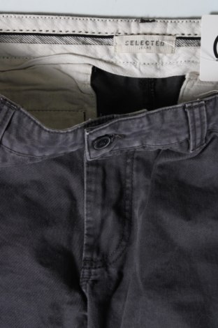 Мъжки панталон Selected Homme, Размер L, Цвят Сив, Цена 16,32 лв.