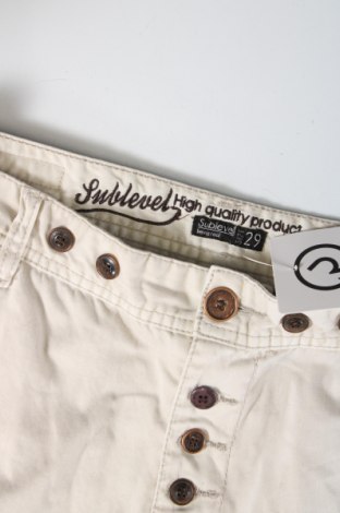 Ανδρικό παντελόνι Sublevel, Μέγεθος S, Χρώμα  Μπέζ, Τιμή 14,83 €