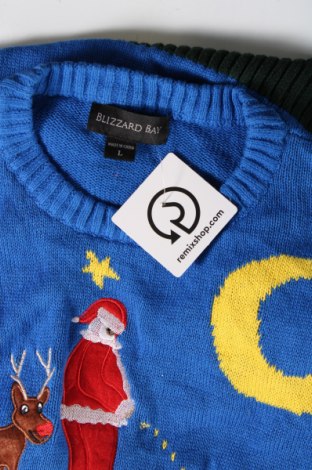 Мъжки пуловер, Размер L, Цвят Син, Цена 8,70 лв.