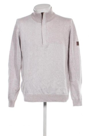 Мъжки пуловер Atlas For Men, Размер L, Цвят Бял, Цена 13,05 лв.