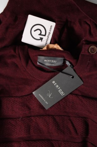 Ανδρικό πουλόβερ Bertoni, Μέγεθος L, Χρώμα Κόκκινο, Τιμή 32,66 €