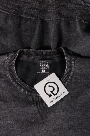 Мъжки пуловер FSBN, Размер S, Цвят Сив, Цена 7,25 лв.