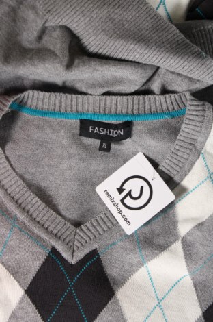 Мъжки пуловер Fashion, Размер XL, Цвят Сив, Цена 7,92 лв.