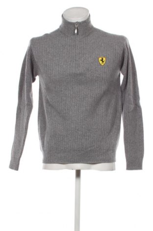 Мъжки пуловер Ferrari, Размер M, Цвят Сив, Цена 191,00 лв.