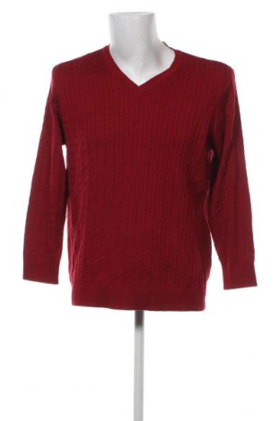 Мъжки пуловер Goldner, Размер M, Цвят Червен, Цена 13,20 лв.